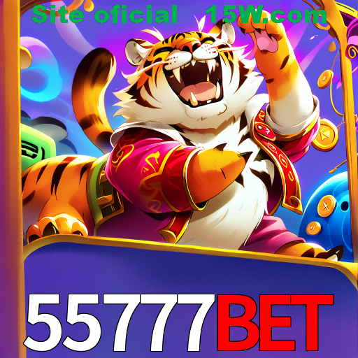 Imagem promocional da 55777Bet mostrando a plataforma e suas vantagens